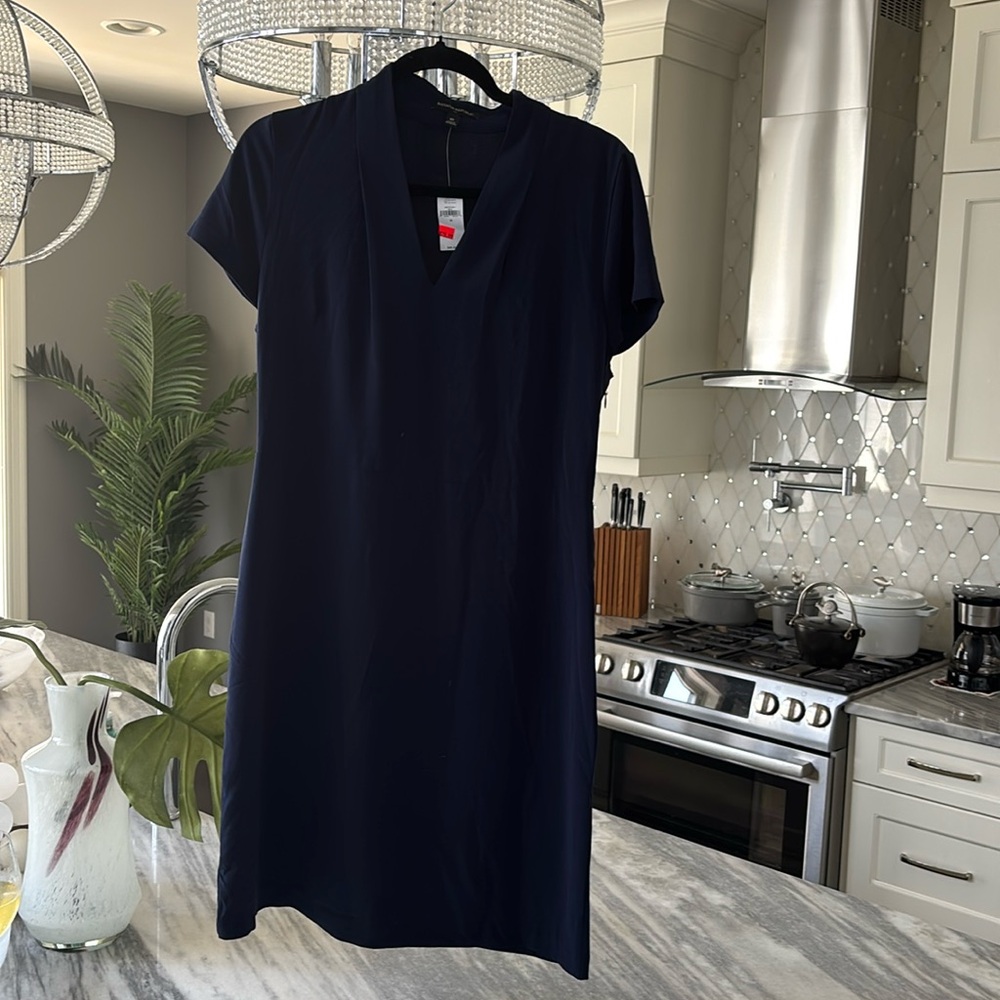 Banana republic dress navy blue size 10 brand new with tags